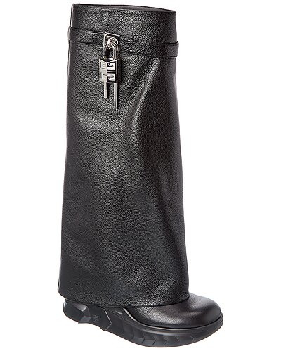 Shark Lock Leather Biker Boot | Gilt & Gilt City
