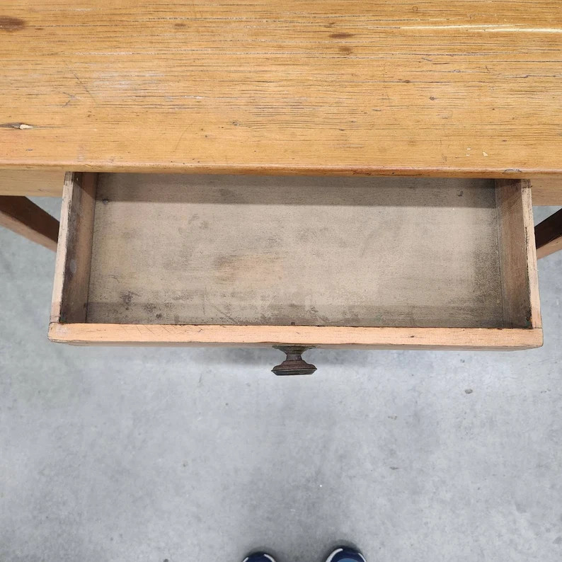 English Pine One Drawer Table | Etsy (US)