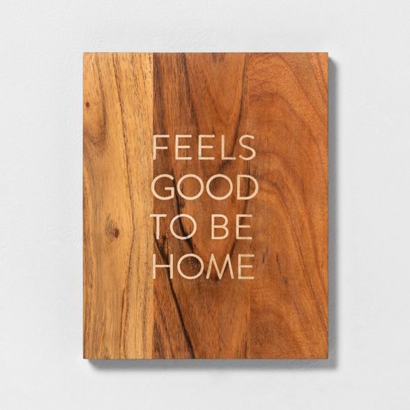 Wood Sign Feels Good To Be Home - Hearth & Hand™ with Magnolia | Target