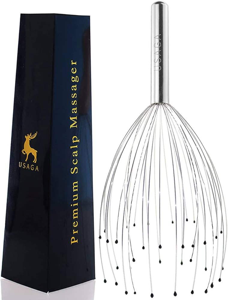 USAGA 36 Fingers Head Massager Scalp Massager Head Scratcher, Stocking Stuffers for Head Body Rel... | Amazon (US)