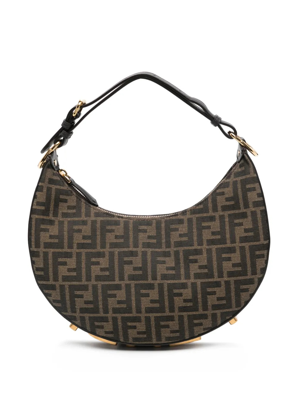 FENDI Small Fendigraphy Shoulder Bag | Brown | FARFETCH CA | Farfetch Global