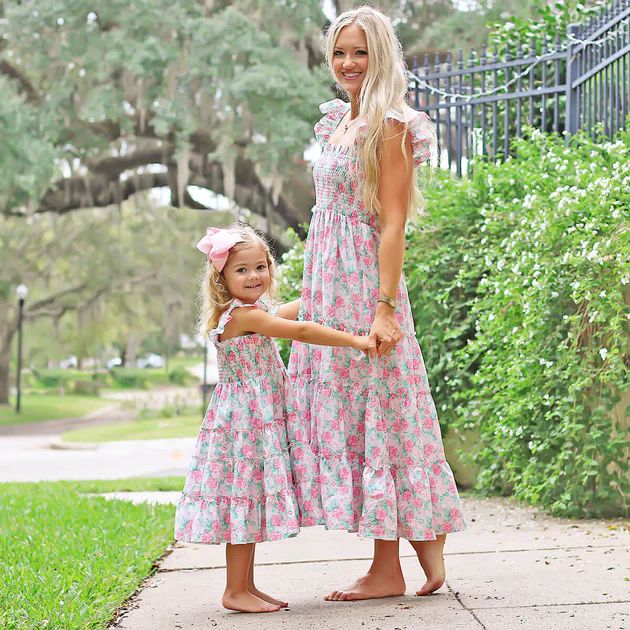 Vintage Rose Willow Mom Dress | Classic Whimsy