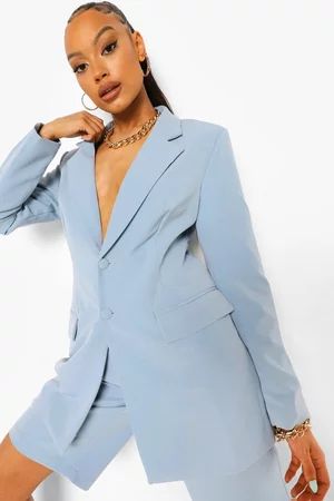 Oversized Longline Blazer | Boohoo.com (US & CA)