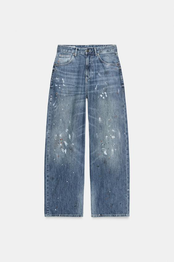 TRF LOOSE OVERSIZE HIGH WAIST JEANS | Zara US