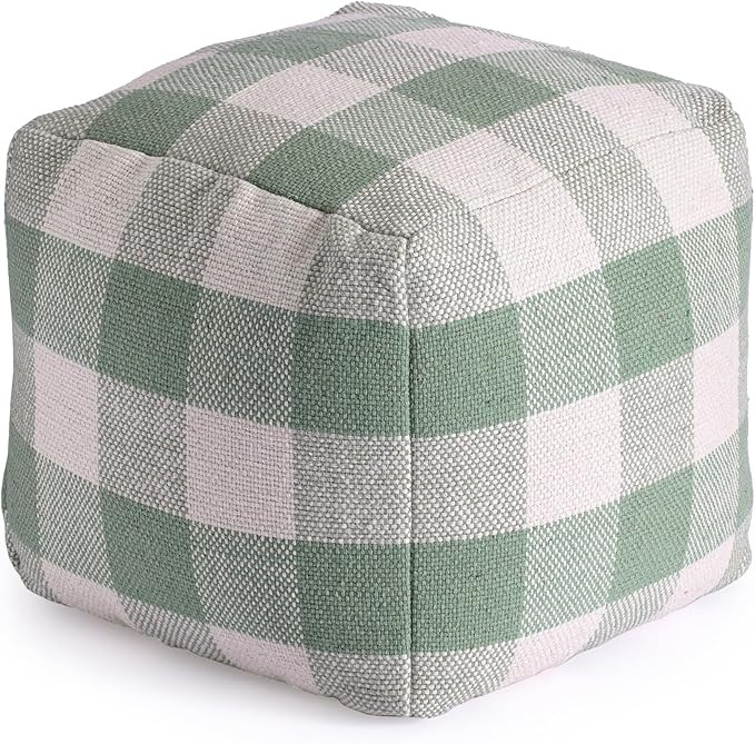 Anji Mountain 100% Handmade & Handcrafted Comfortable Home Décor Pouf Ottoman Footrest for Livin... | Amazon (US)