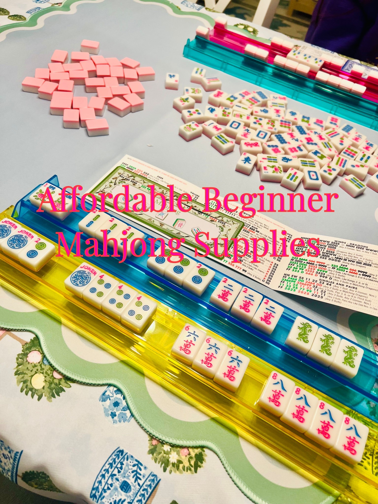 Amazon Mahjong || Beginner Mahjong || Affordable Mahjong Tiles 