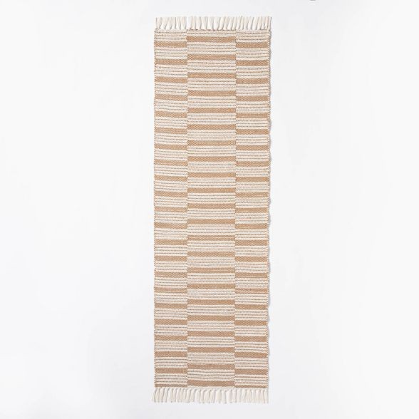 Rossmoor Indoor/Outdoor Plaid Scatter Rug Tan - Threshold™ designed with Studio McGee | Target