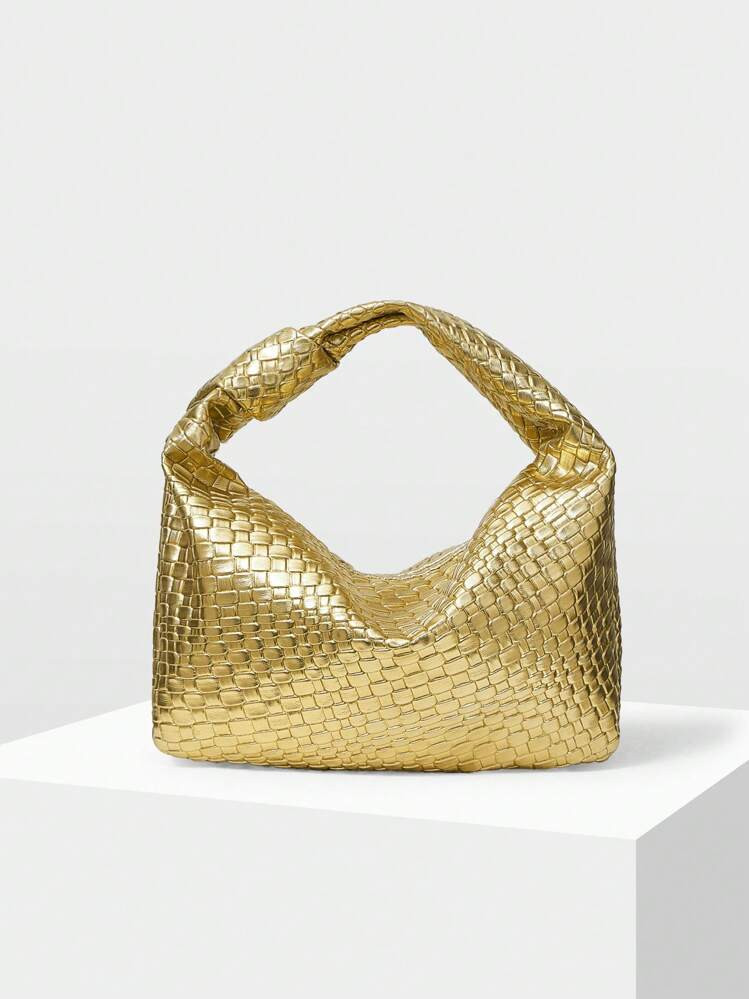 MOTF PREMIUM WOMEN'S COMMUTE MINIMALIST FASHION EMBOSSED ZIPPER TOP HANDLE BAG | SHEIN