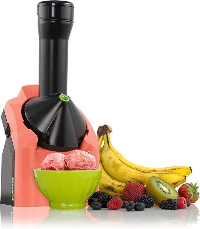 Yonanas 902CR Classic Vegan Non-Dairy Frozen Fruit Soft Serve Dessert Maker, BPA Free, Includes 3... | Amazon (US)