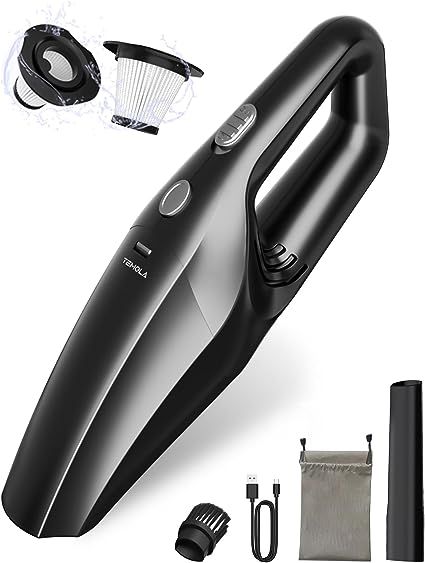 TEMOLA Handheld Vacuum Cleaner Cordless, Portable Car Accessories Car Vacuum Cleaner Rechargeable... | Amazon (US)