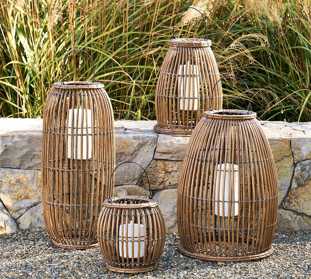 Careyes Handwoven Outdoor Lantern | Pottery Barn (US)