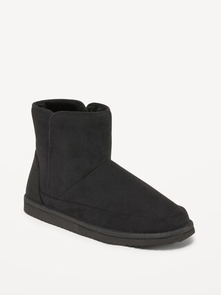 Cozy Faux-Suede Boots for Women | Old Navy (US)