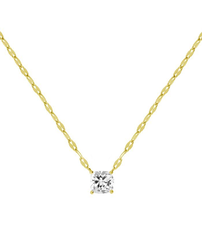 And Now This Cubic Zirconia Solitaire Pendant Necklace, 16 | Macys (US)