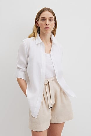 Organic Grown Linen Shirt | Country Road