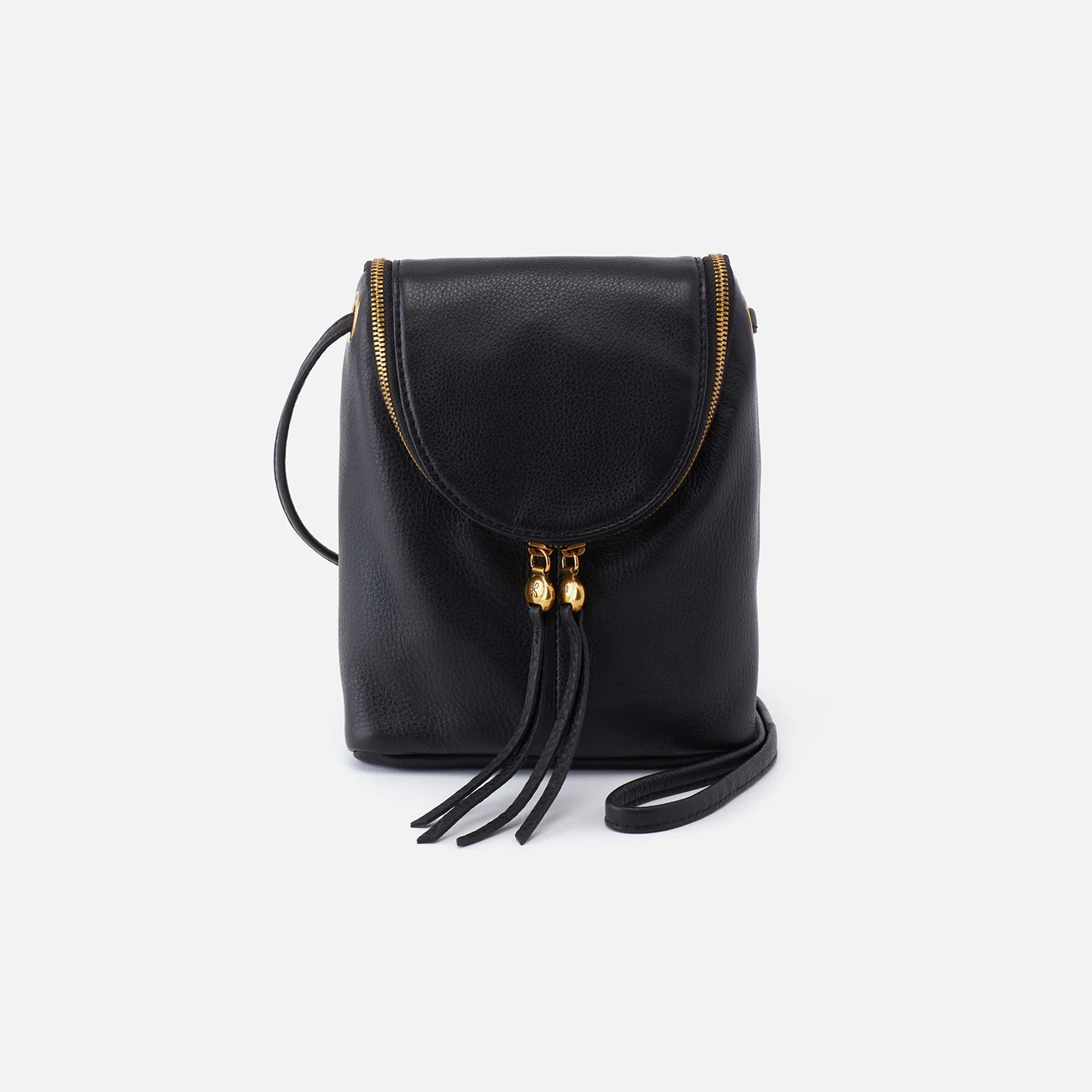 Fern Crossbody in Pebbled Leather - Black | HOBO Bags