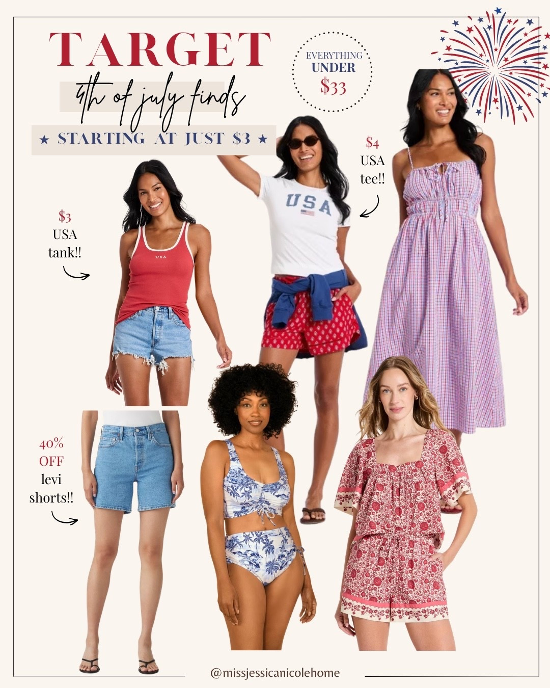 Fourth of July fashion finds  on sale up to 40% off!