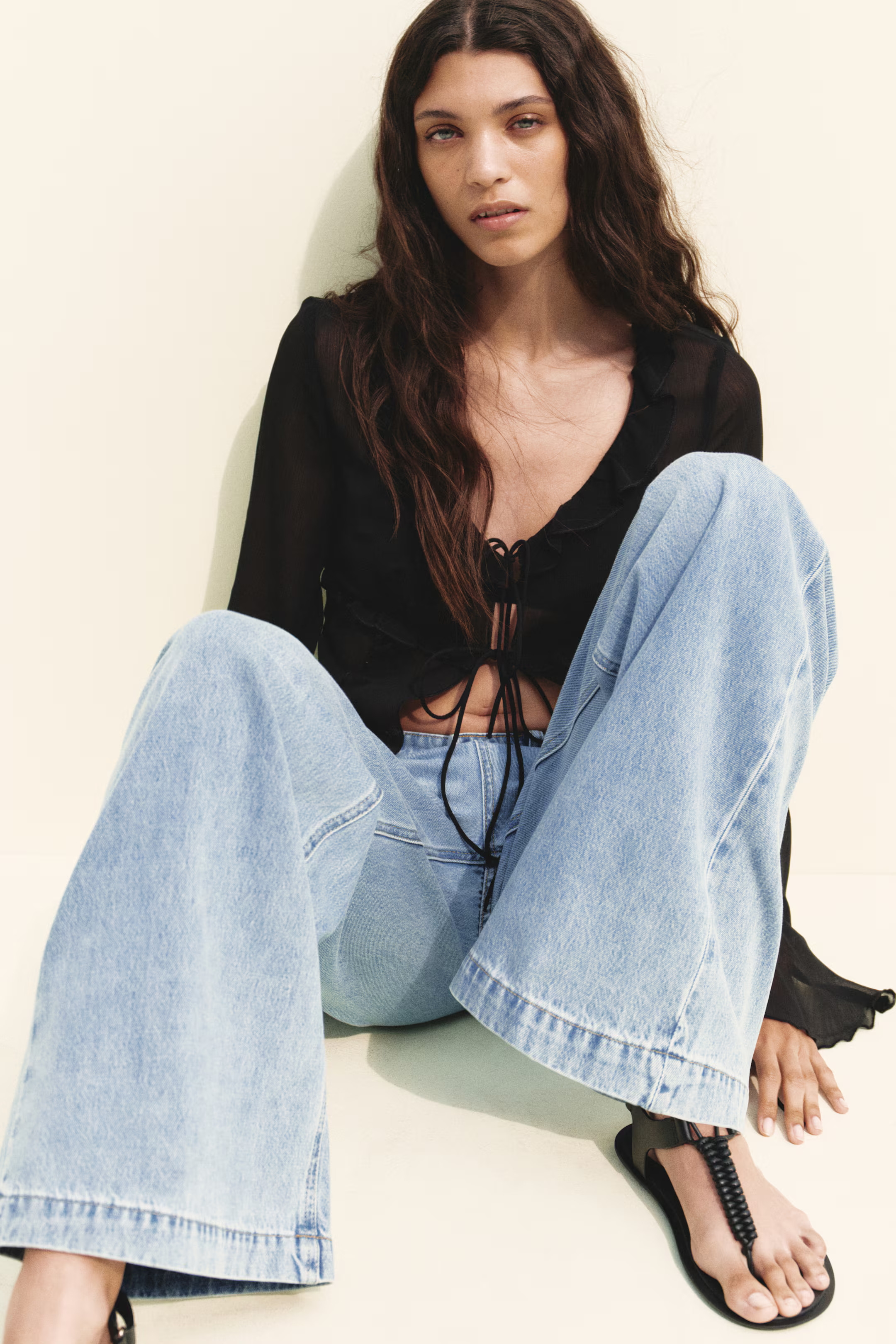 Wide High Jeans | H&M (US + CA)