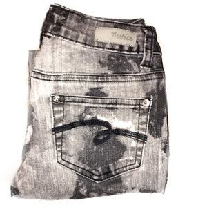 Justice Premium Denim Black/Gray Jeans Size 8R | Poshmark