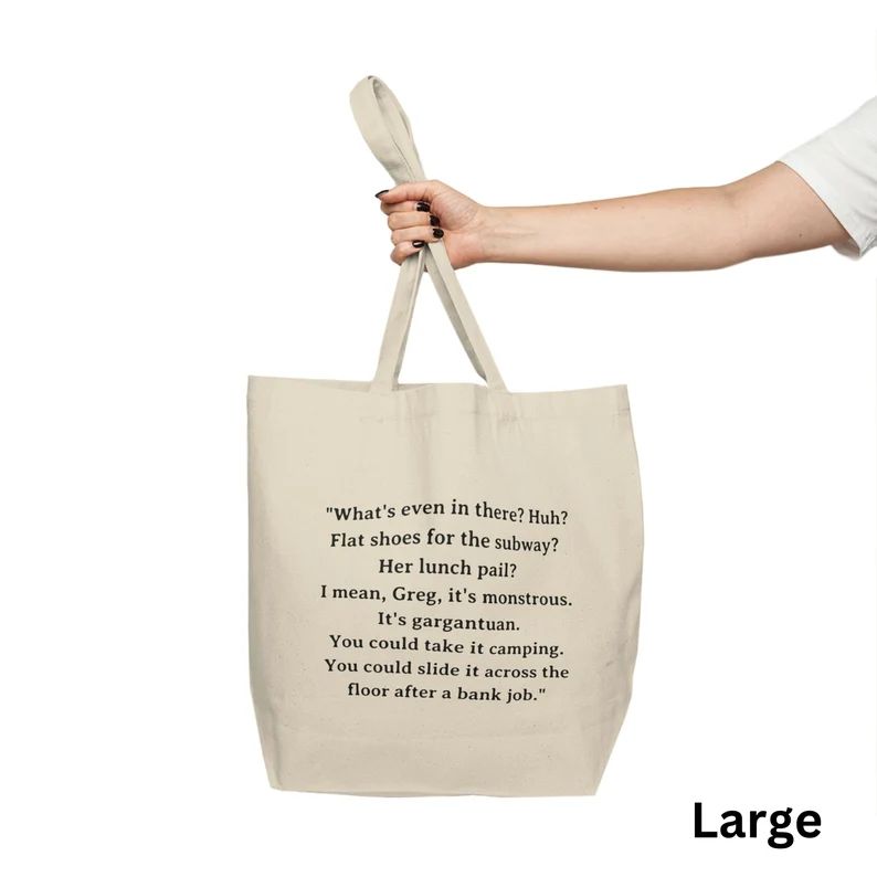 Cousin Greg and Tom 'ludicrously capacious bag' speech tote | Succession | Tote Bag | Kendall Roy... | Etsy (US)