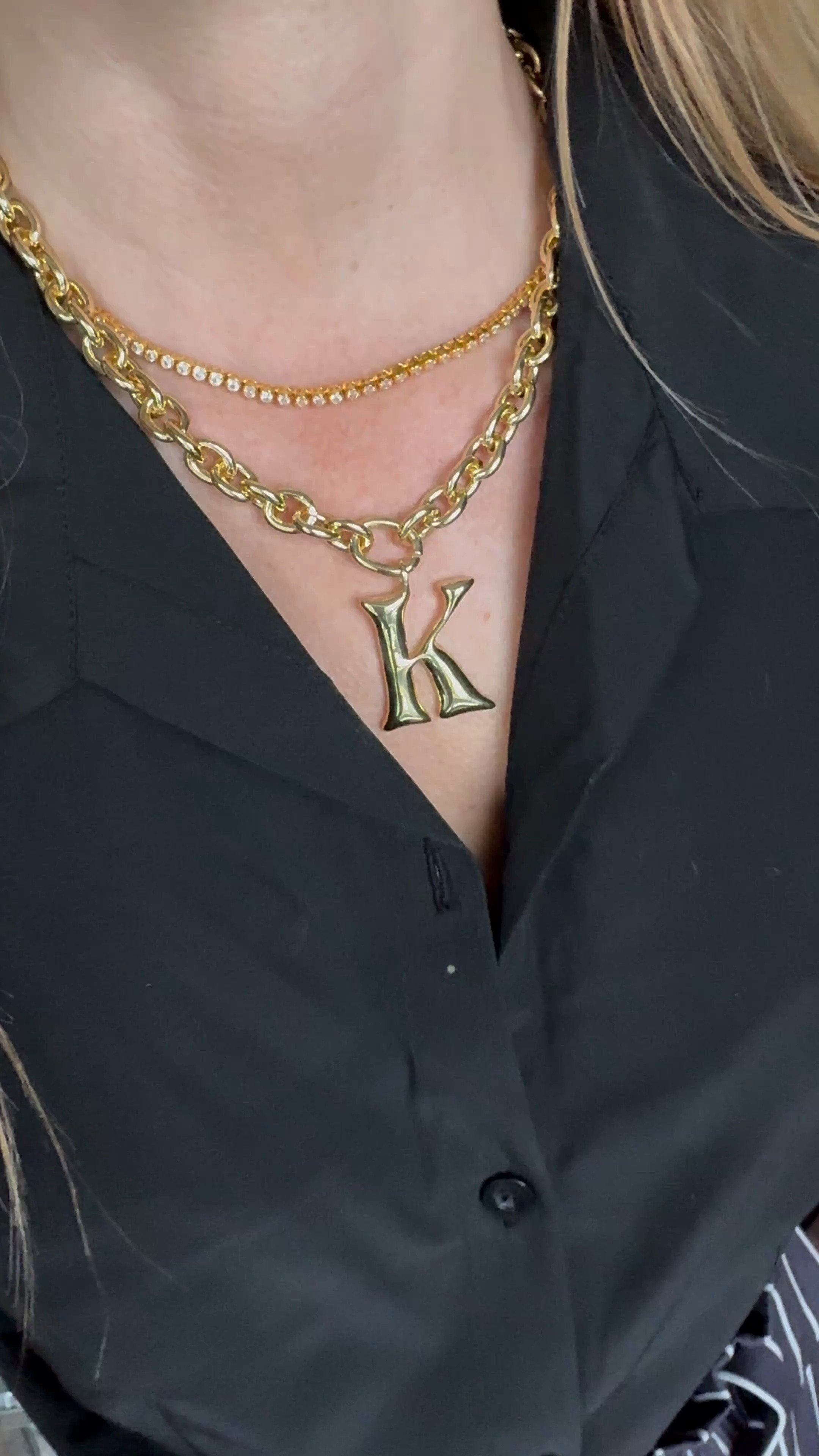 Just got the chunky initial necklace and Amalie tennis necklace in from Baublebar! I love the chunky, layered look. Take advantage of the 20% off site wide sale that is happening for three days only! 

#LTKFindsUnder50 #LTKSaleAlert #LTKGiftGuide