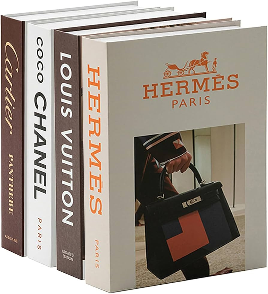 Decorative Books for Home Decor, Set of 4 Stylish Fake Books of Room Books Decor Aesthetic for Co... | Amazon (US)