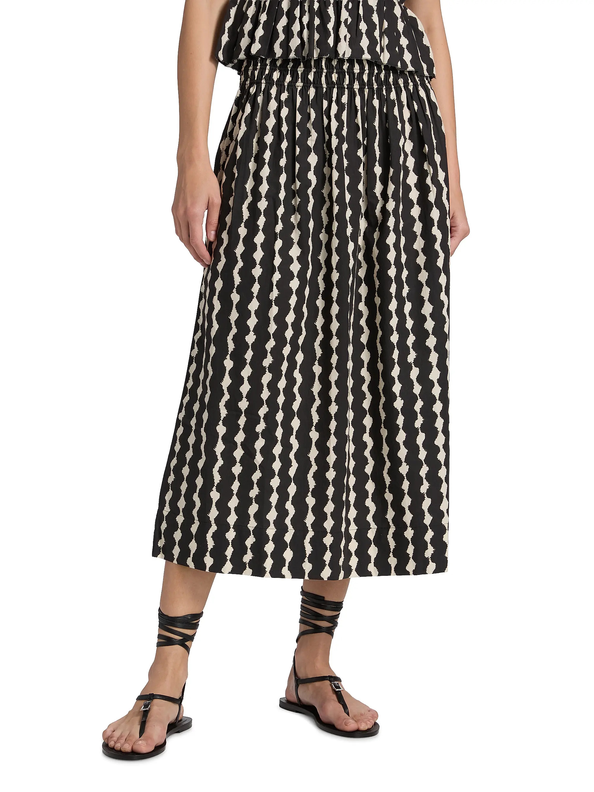 Rails Alessa Geometric Midi-Skirt | Saks Fifth Avenue | Saks Fifth Avenue