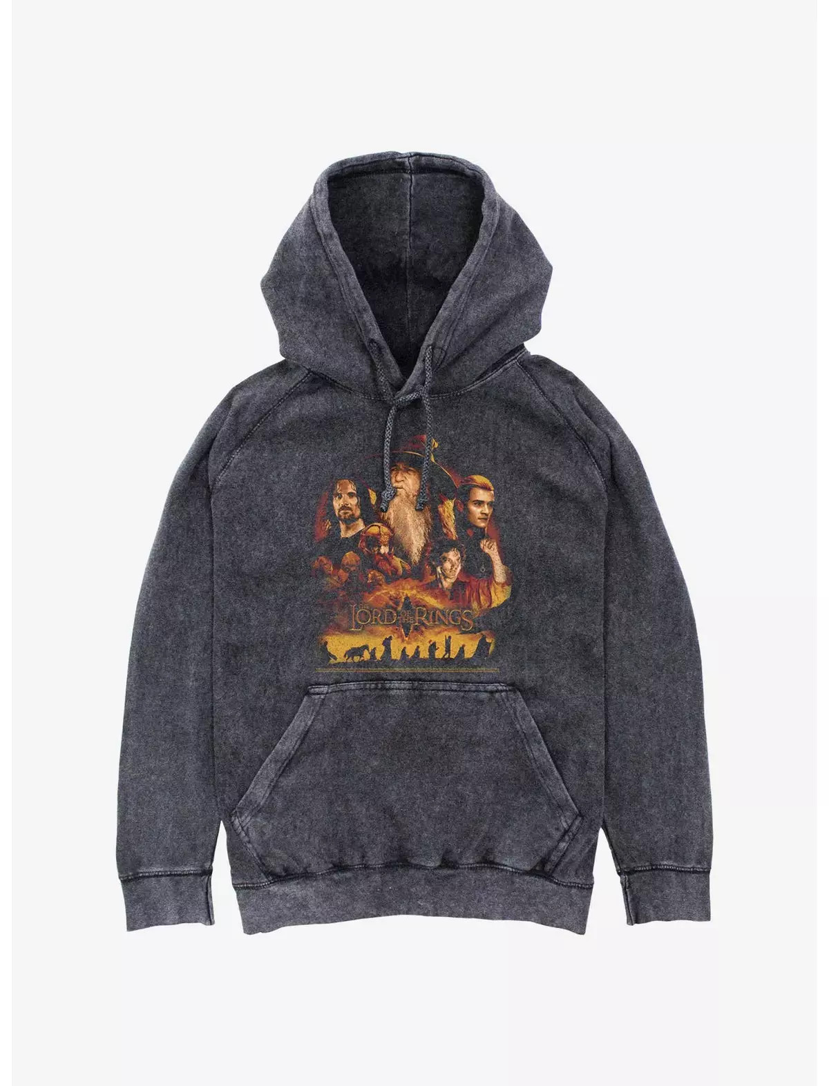 The Lord of the Rings A Long Journey Ahead Mineral Wash Hoodie | BoxLunch