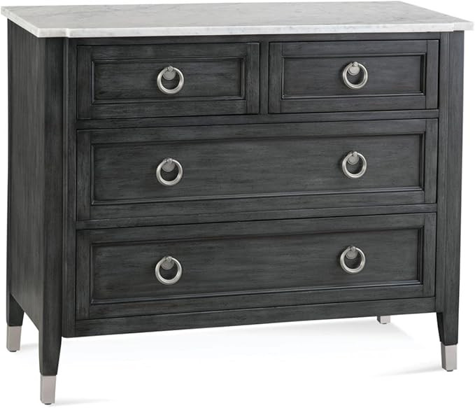 Bassett Mirror Company North Bend Hall Chest in Black Wood | Amazon (US)