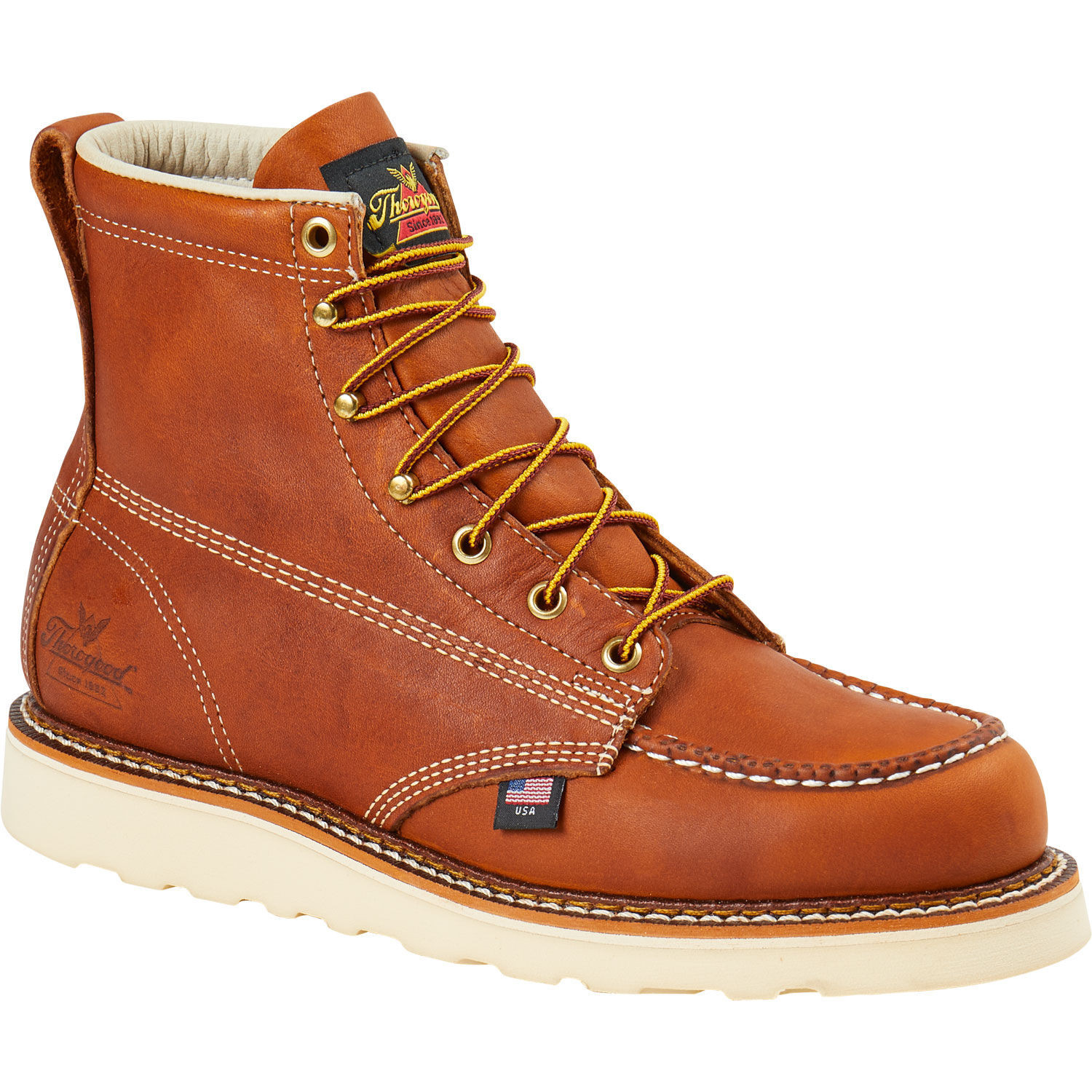 Men's Thorogood 6"" Soft Toe Moc-Toe Boots - Duluth Trading Company | Duluth Trading Company