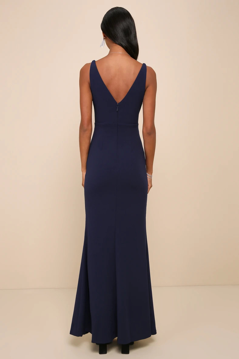 Melora Navy Blue Sleeveless Maxi Dress | Lulus