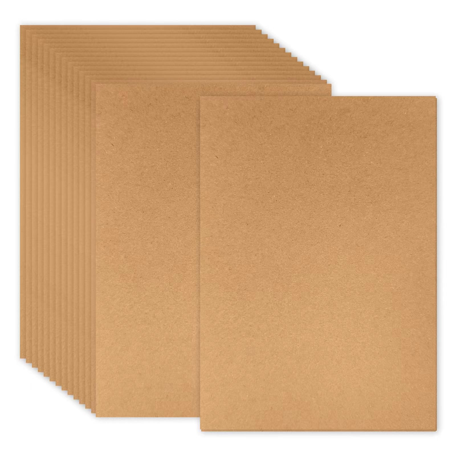 50 Sheets Brown Kraft Cardstock - 5 x 7 Inch Thick Paper, 250GSM, Smooth, Heavyweight, Ideal for ... | Amazon (US)