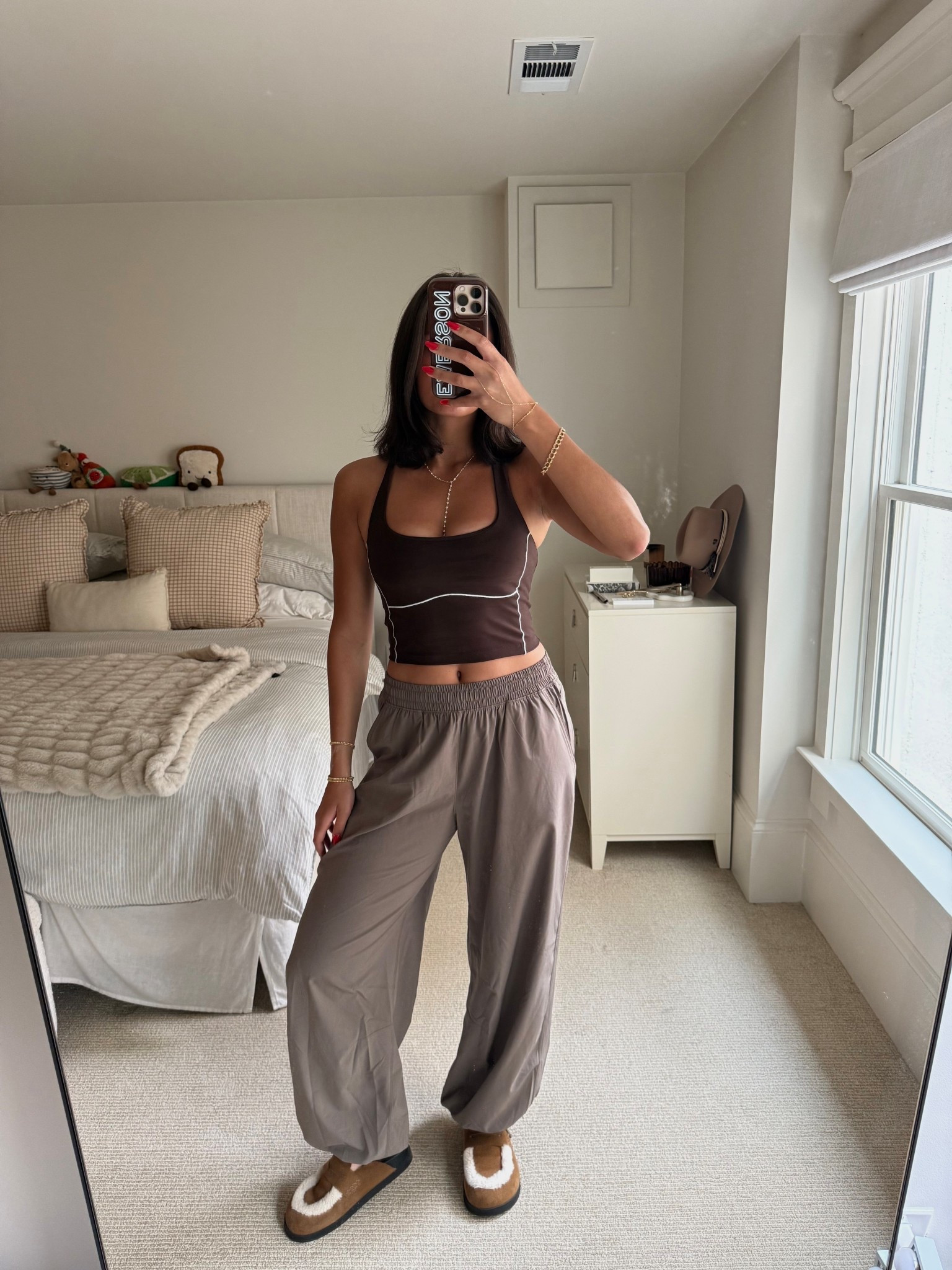 Wearing a size S in the tank and M in the pants! #abercrombiepartner @abercrombie 