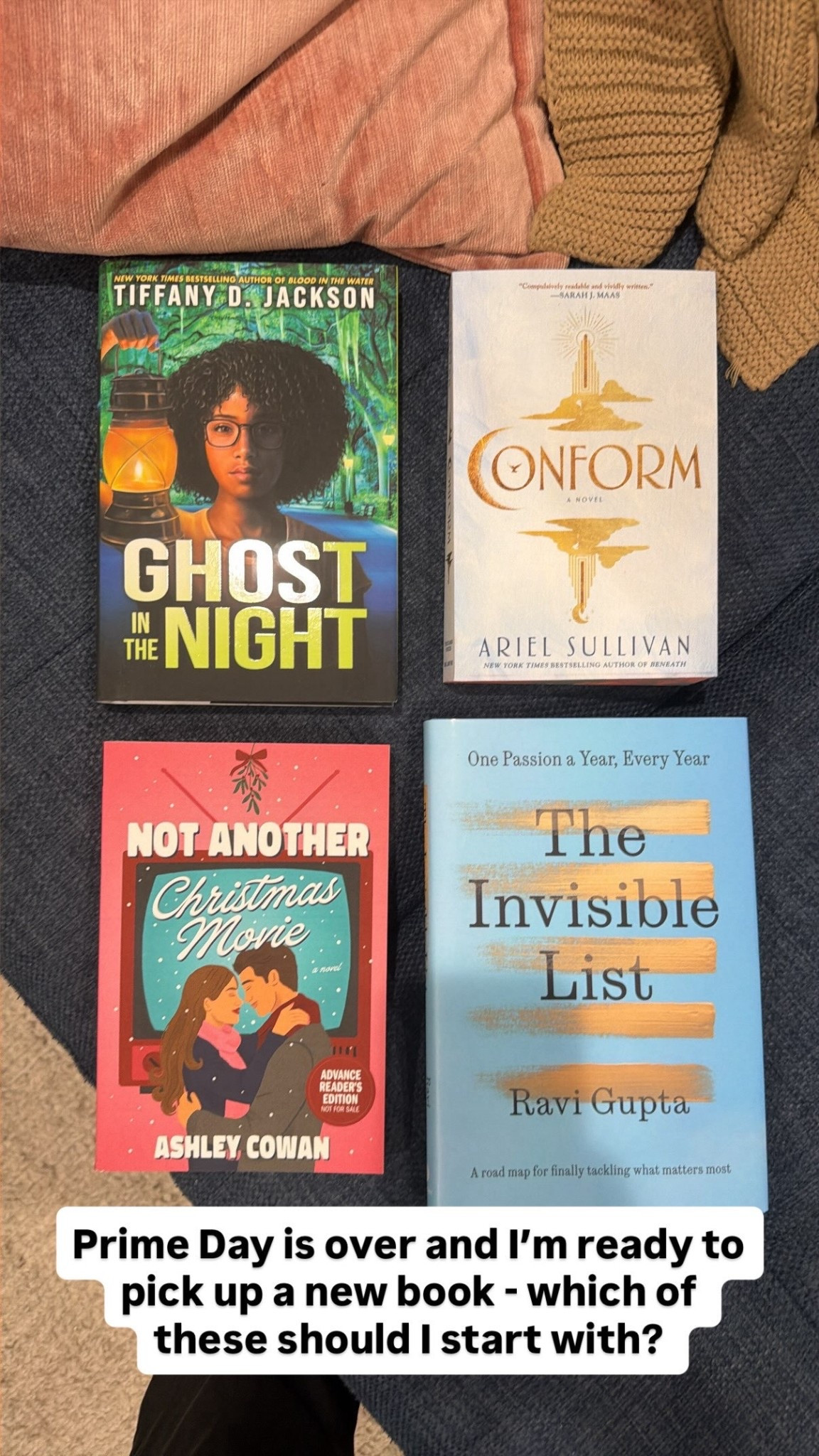 I’m ready to pick up a new book to read - I’m trying to decide between these
