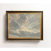 Cloud Study, Clouds Vintage Painting, Sky Print, Mailed Print/P310 | Etsy (US)