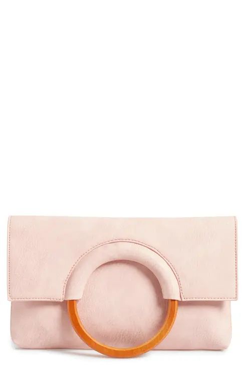 BP. Faux Leather Circle Clutch | Nordstrom