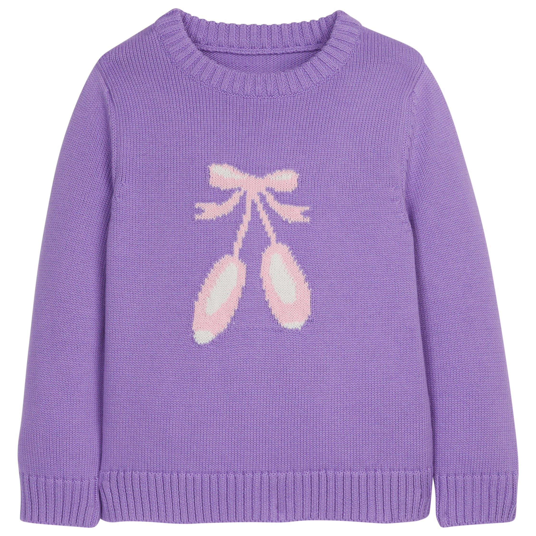 Girl's Ballet Intarsia Sweater - Kids Fall Clothes | Little English