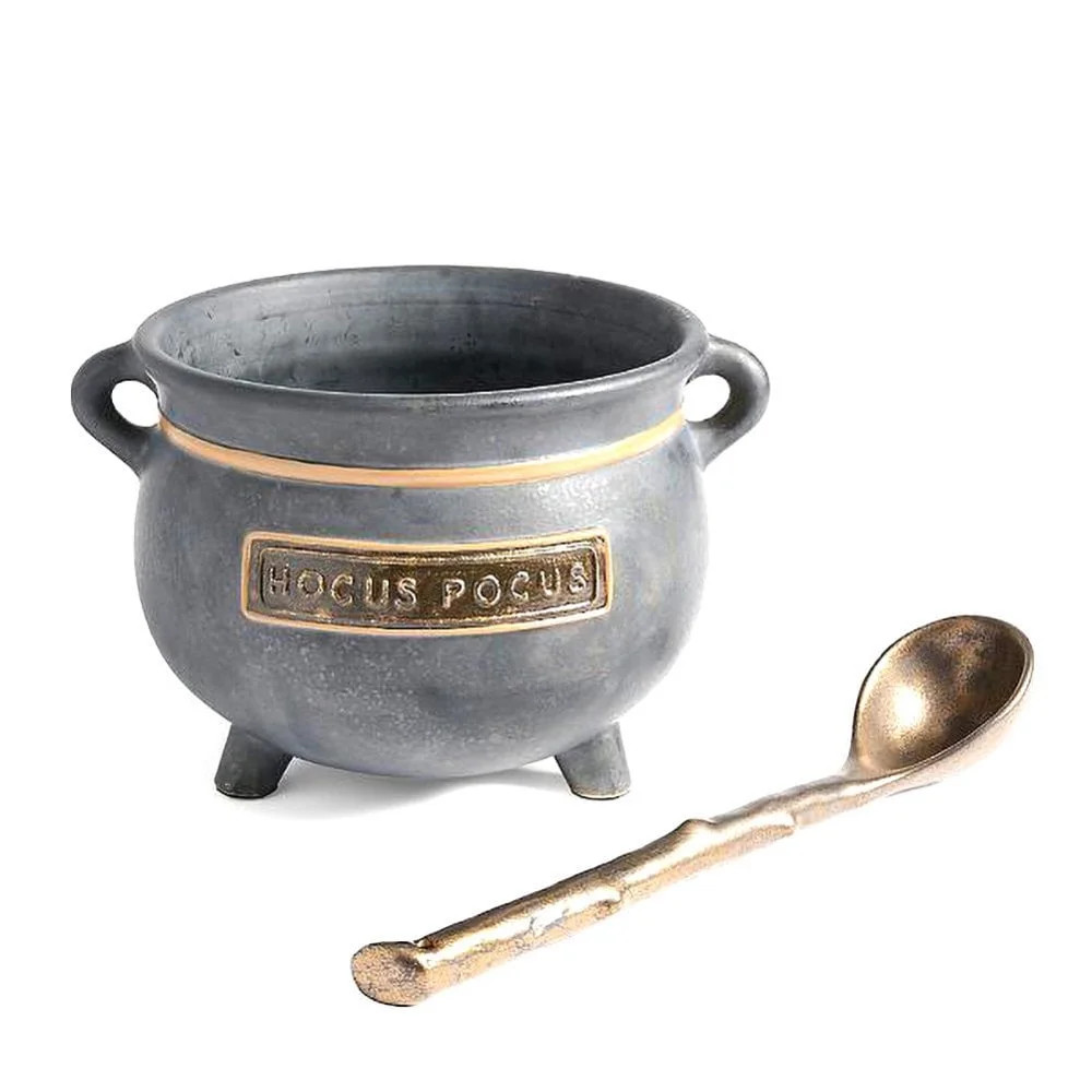 FNNMNNR Bowl Witches Broth Cauldron with Spoon Resin Hocus Pocus Quote Halloween Bowl | Walmart (US)