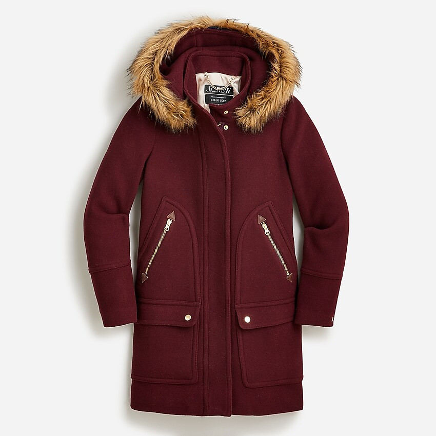 New chateau parka in Italian stadium-cloth wool | J. Crew US
