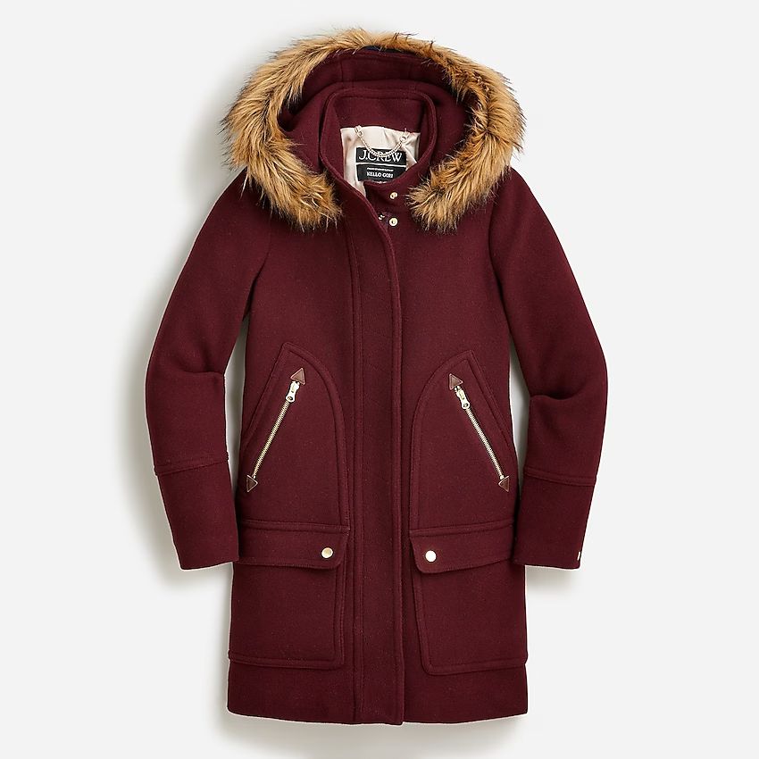 New chateau parka in Italian stadium-cloth wool | J.Crew US