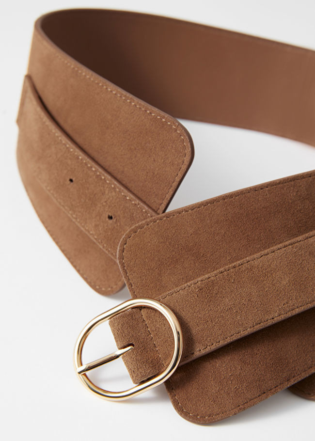 Wide Suede Waist Belt | & Other Stories - US