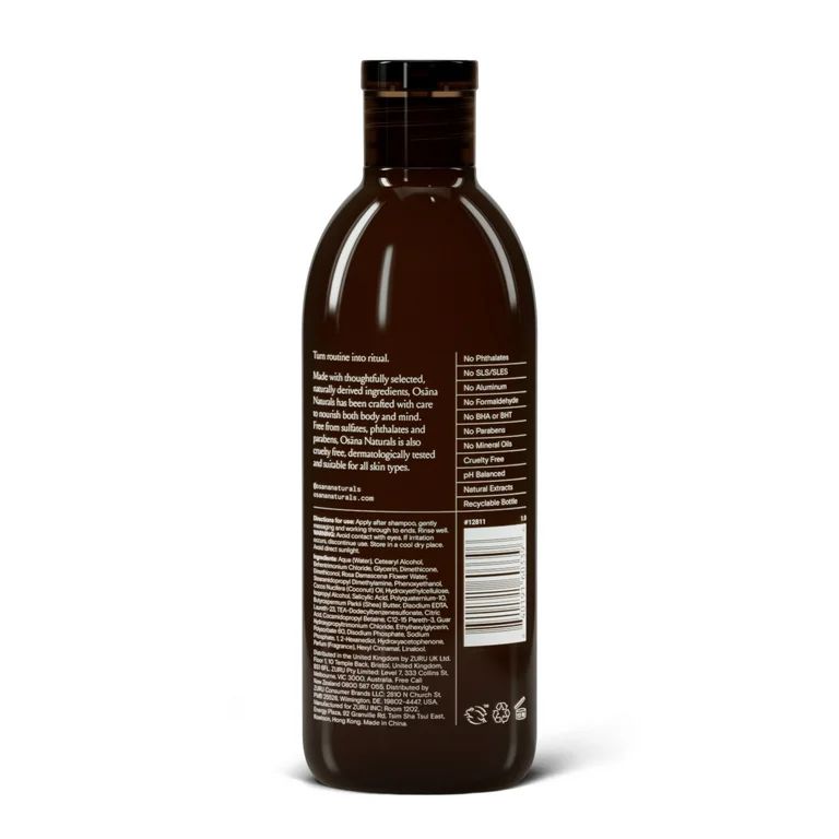Osana Naturals Ultra Hydration Jasmine + Rose Water Conditioner | Walmart (US)