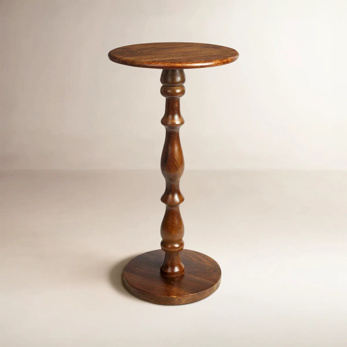 Round Solid Wood End Table | Wayfair North America