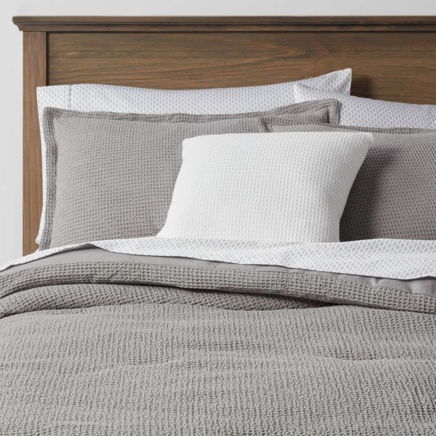 Waffle Weave 8pc Comforter & Sheet Bundle - Threshold™ | Target