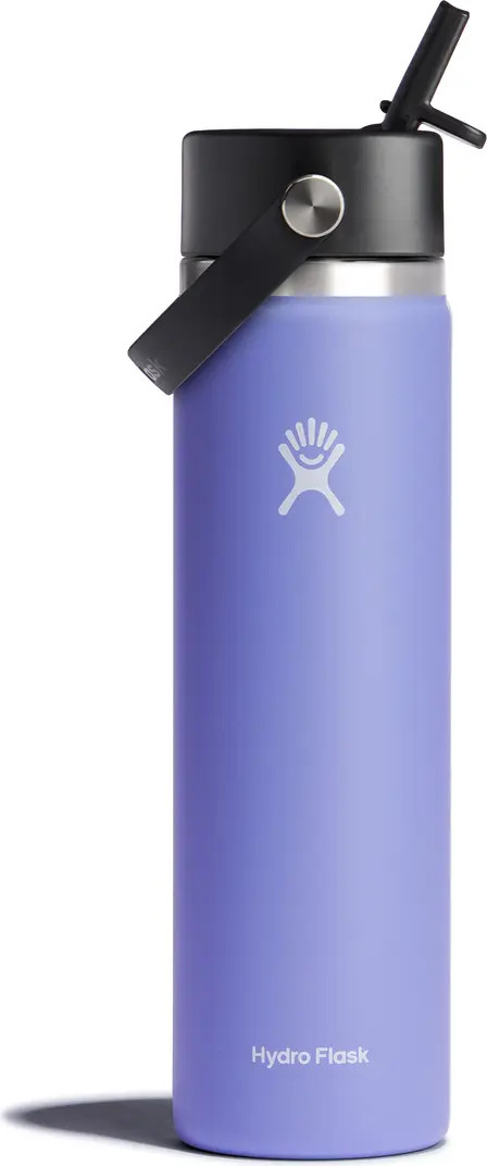 24-Ounce Wide Mouth Water Bottle with Straw Lid | Nordstrom
