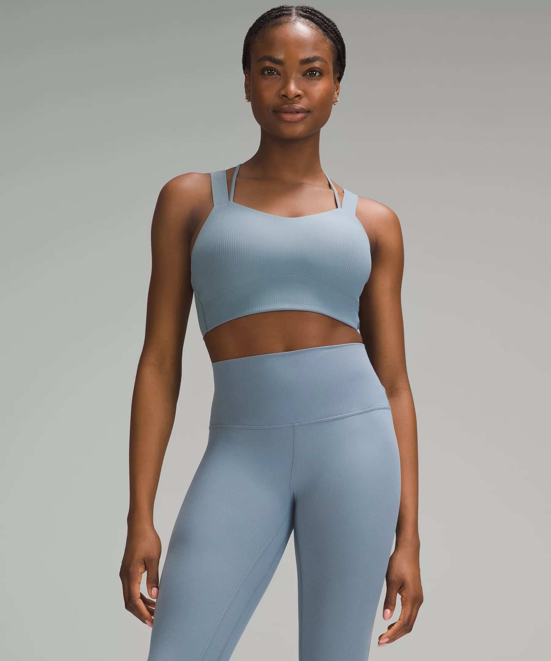 Like a Cloud Longline Ribbed Bra *Light Support, D/DD Cups | Women's Bras | lululemon | lululemon (CA)