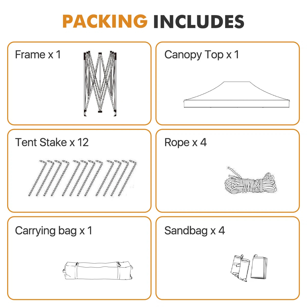 Canopy Tent, Heavy Duty Pop up Canopy | Wayfair North America