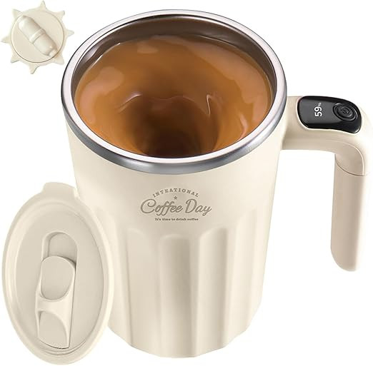Self Stirring Mug,Self Stirring Coffee Mug,Suitable for Coffee, Milk, Cocoa and Other Beverages (... | Amazon (US)