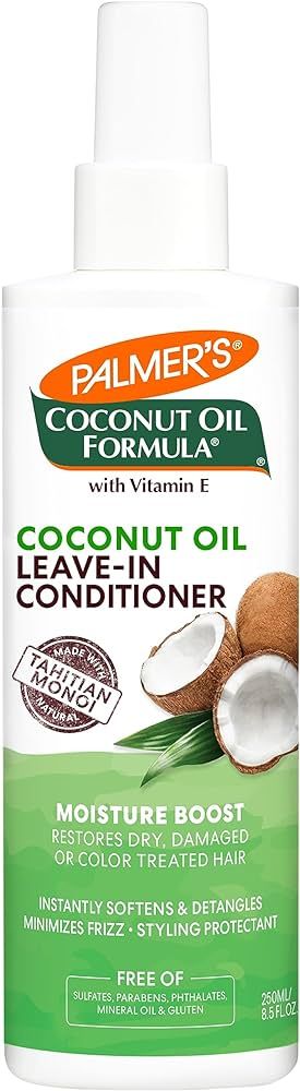 Palmer's Coconut Oil Formula Moisture Boost Leave-In Conditioner, 8.5 Ounce | Amazon (US)