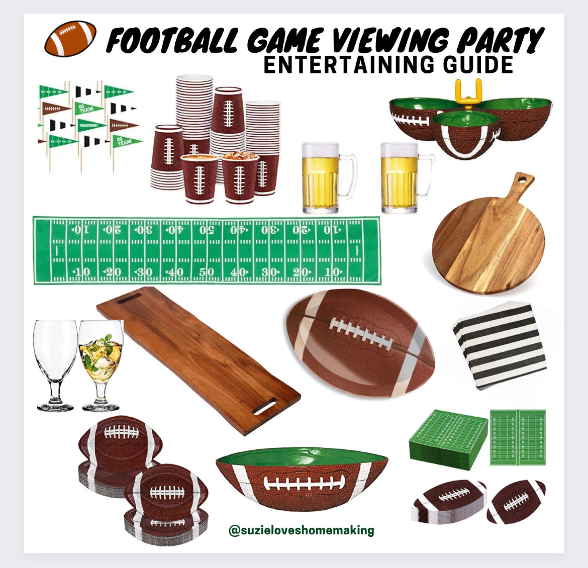 Football Game Viewing Party Hosting and Entertaining Guide 

#LTKhome #LTKSeasonal #LTKFind