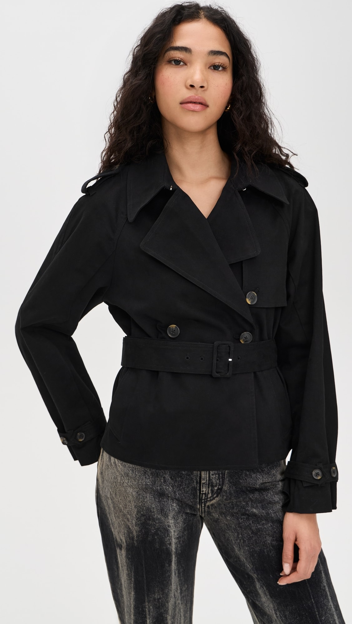 Cropped Trench Jacket | Shopbop